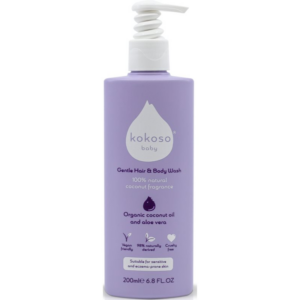Kokoso Baby Kids tisztító gél testre és hajra illatosított gyermekeknek 200 ml-Ár