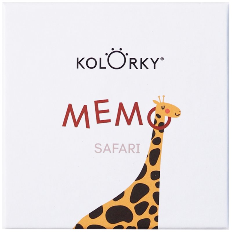 Kolorky Memo Game Safari Memóriajáték 20 db