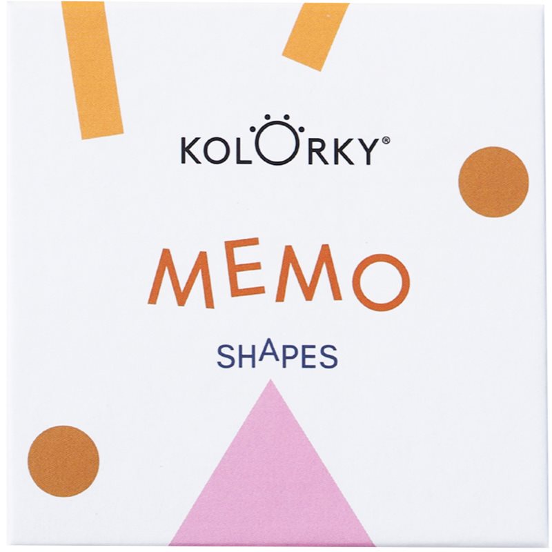 Kolorky Memo Game Shapes Memóriajáték 20 db