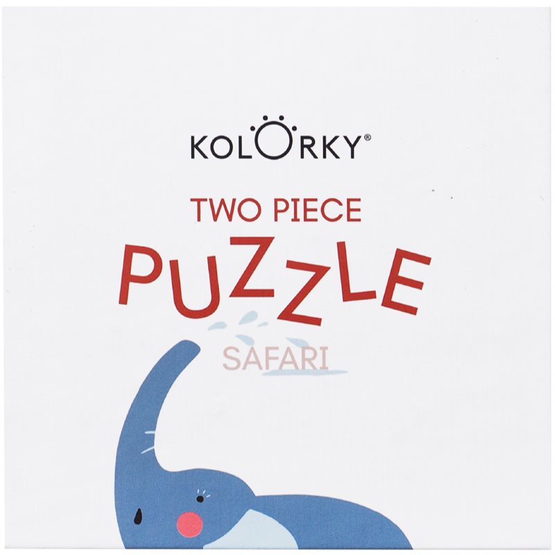 Kolorky Puzzle Two Piece Safari kirakó 10 db