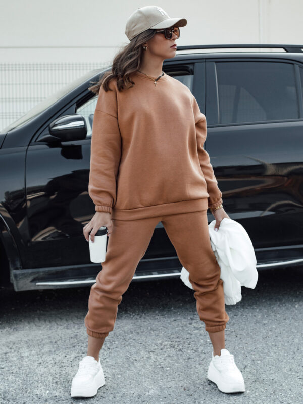 Komplet damski dresowy ARIELLA PREMIUM mokka Dstreet