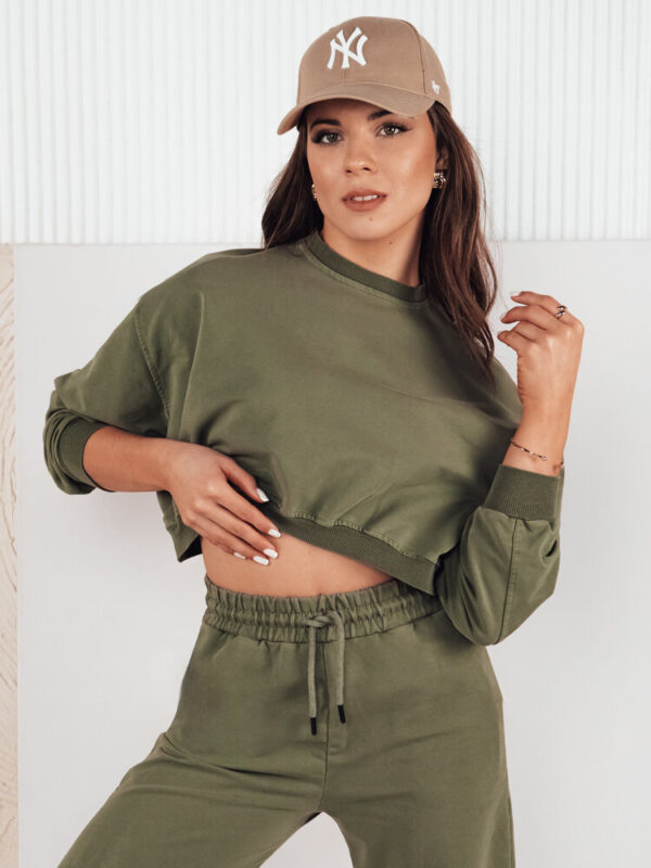 Komplet damski dresowy SOLIR khaki Dstreet