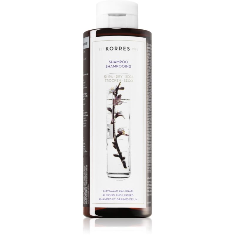 Korres Almond & Linseed sampon száraz és sérült hajra 250 ml-Eredeti