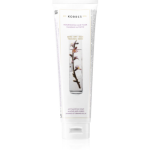Korres Almond & Linseed tápláló maszk száraz és sérült hajra 125 ml-Eredeti