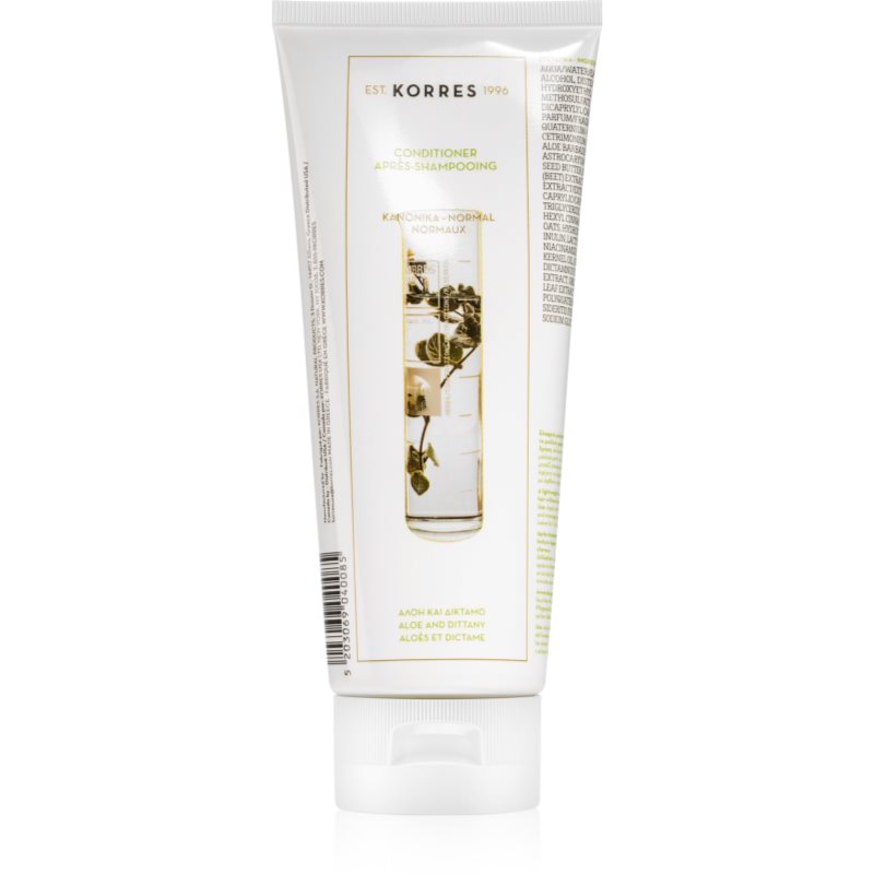 Korres Aloe & Dittany kondicionáló normál hajra 200 ml-Ár