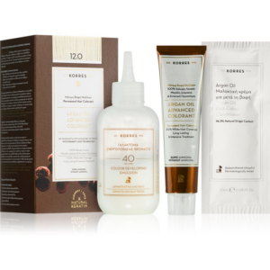 Korres Argan Oil tartós hajfesték Argán olajjal árnyalat 12.0 Special Blonde 50 ml-Ár