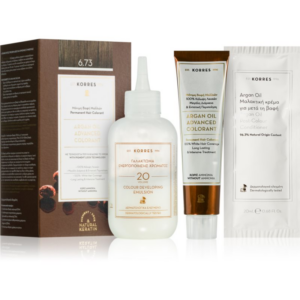 Korres Argan Oil tartós hajfesték Argán olajjal árnyalat 6.73 Golden Cocoa 50 ml-Ár