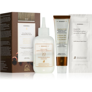 Korres Argan Oil tartós hajfesték Argán olajjal árnyalat 7.17 Dark Blonde Beige 50 ml-Ár