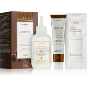 Korres Argan Oil tartós hajfesték Argán olajjal árnyalat 7.7 Mocha 50 ml-Ár