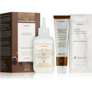Korres Argan Oil tartós hajfesték Argán olajjal árnyalat 7.73 Golden Mocha 50 ml-Ár