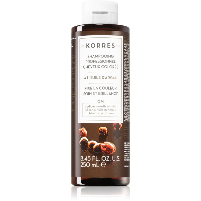 Korres Argan Oil tisztító sampon festett hajra 250 ml-Ár
