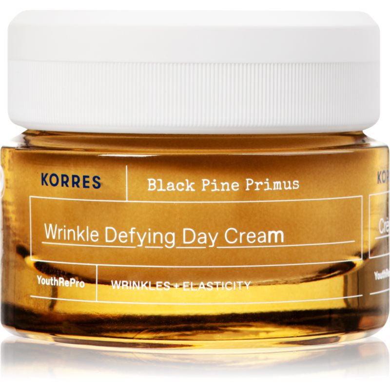 Korres Black Pine Primus hidratáló nappali krém az öregedés jelei ellen 40 ml-ár