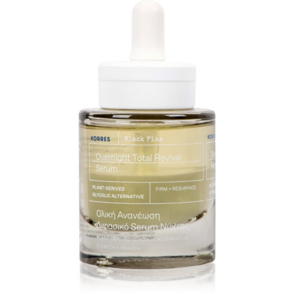 Korres Black Pine kétfázisú fiatalító szérum éjszakára 30 ml-Ár