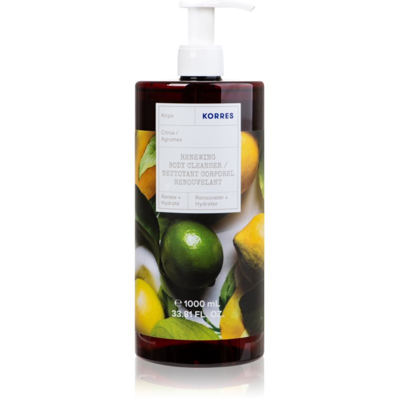 Korres Citrus energetizáló tusfürdő gél 1000 ml-Ár