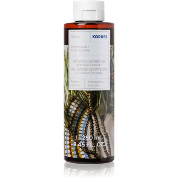 Korres Forest Cedar felfrissítő tusfürdő gél 250 ml-Ár