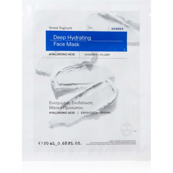 Korres Greek Yoghurt hidratáló gézmaszk probiotikumokkal 20 ml-Ár