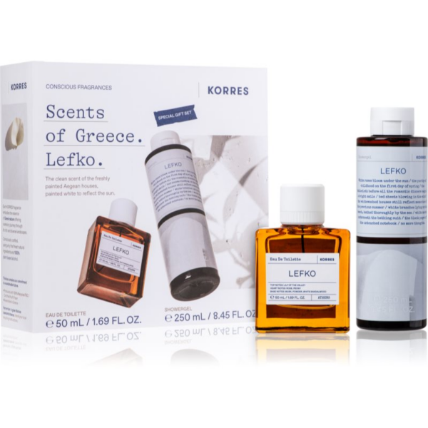 Korres Lefko ajándékszett unisex