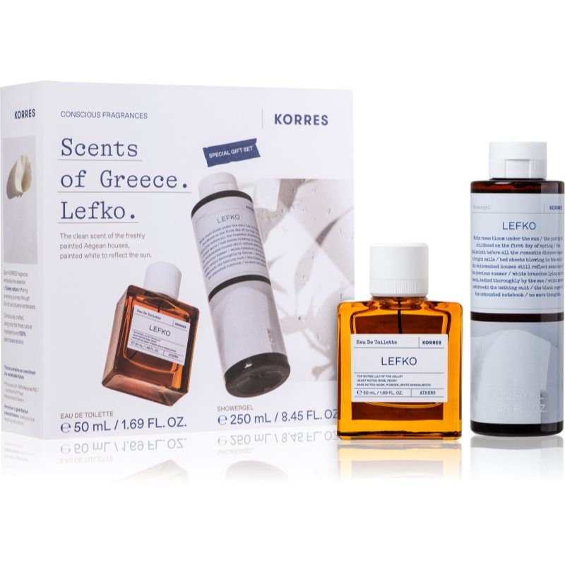Korres Lefko ajándékszett unisex