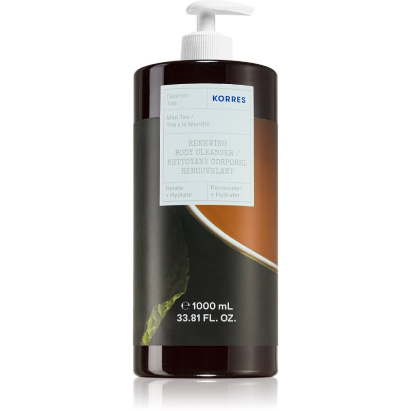 Korres Mint Tea felfrissítő tusfürdő gél 1000 ml