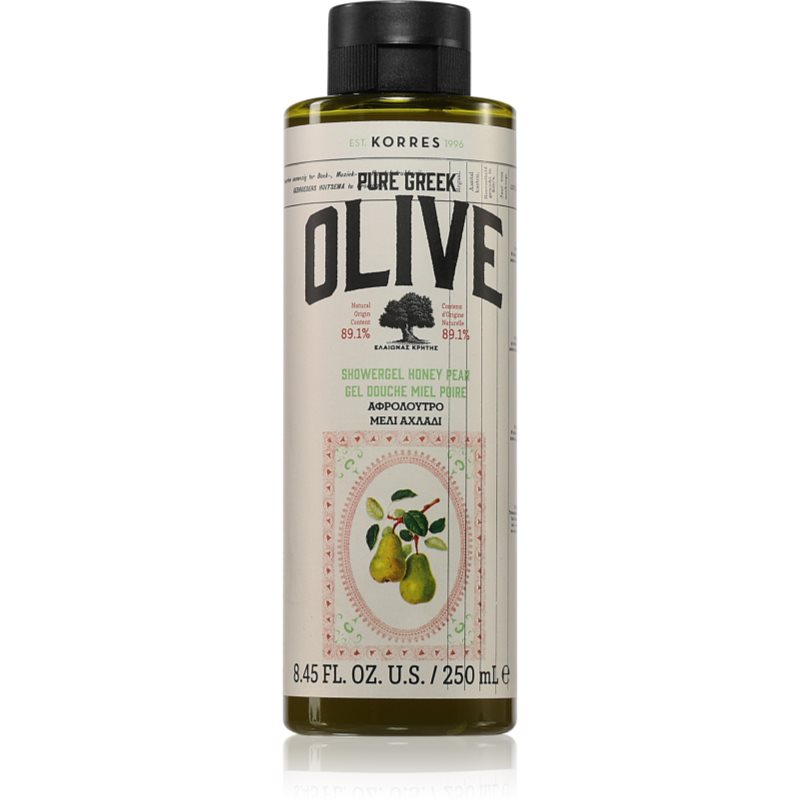 Korres Pure Greek Olive & Honey Pear felfrissítő tusfürdő gél 250 ml-Ár