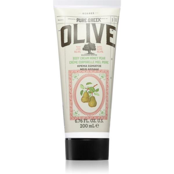Korres Pure Greek Olive & Honey Pear tápláló testkrém 200 ml-Ár