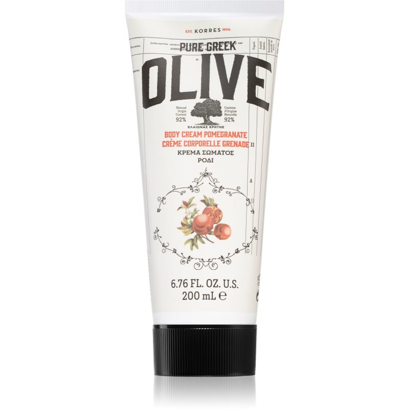Korres Pure Greek Olive & Pomegranate hidratáló testápoló tej 200 ml-Ár
