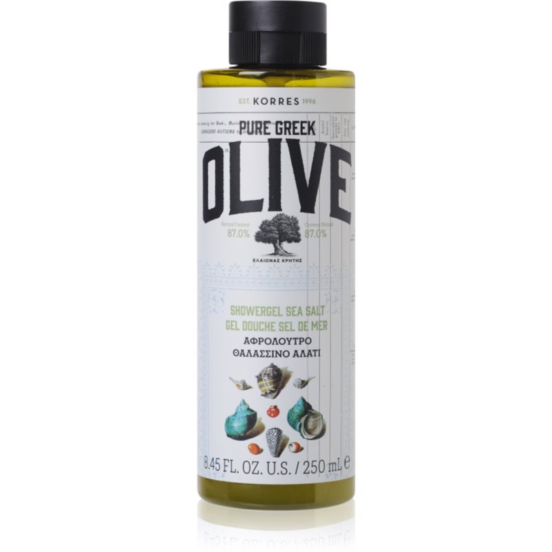 Korres Pure Greek Olive & Sea Salt felfrissítő tusfürdő gél 250 ml-Ár
