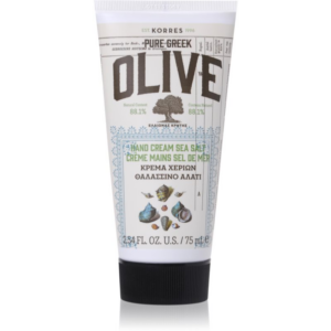 Korres Pure Greek Olive & Sea Salt hidratáló kézkrém tengeri sóval 75 ml