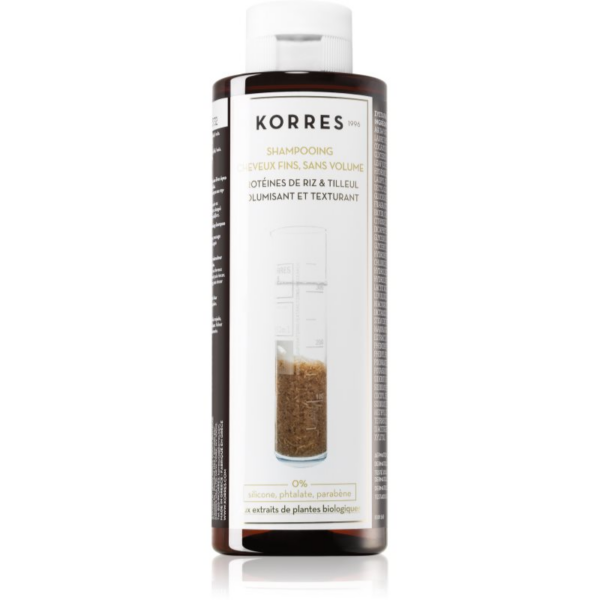 Korres Rice Proteins & Linden sampon a finom hajért 250 ml-Eredeti