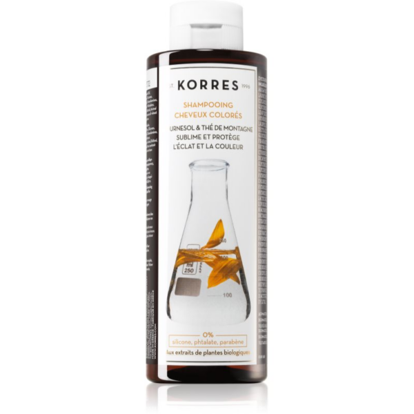 Korres Sunflower and Mountain Tea sampon festett hajra 250 ml-Eredeti