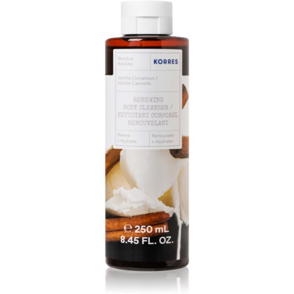 Korres Vanilla & Cinnamon gyengéd tusfürdő gél 250 ml-Ár