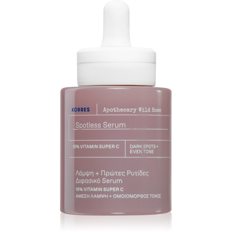 Korres Wild Rose bőrélénkítő szérum C-vitaminnal 30 ml-Eredeti