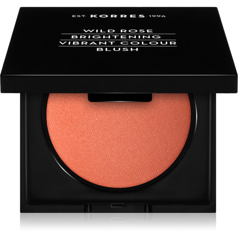 Korres Wild Rose púderes arcpír árnyalat 18 Peach 5.5 g