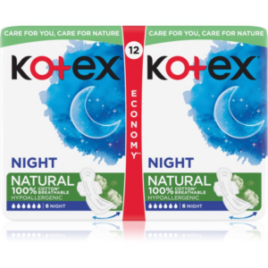 Kotex Natural Night egészségügyi betétek 12 db-Ár