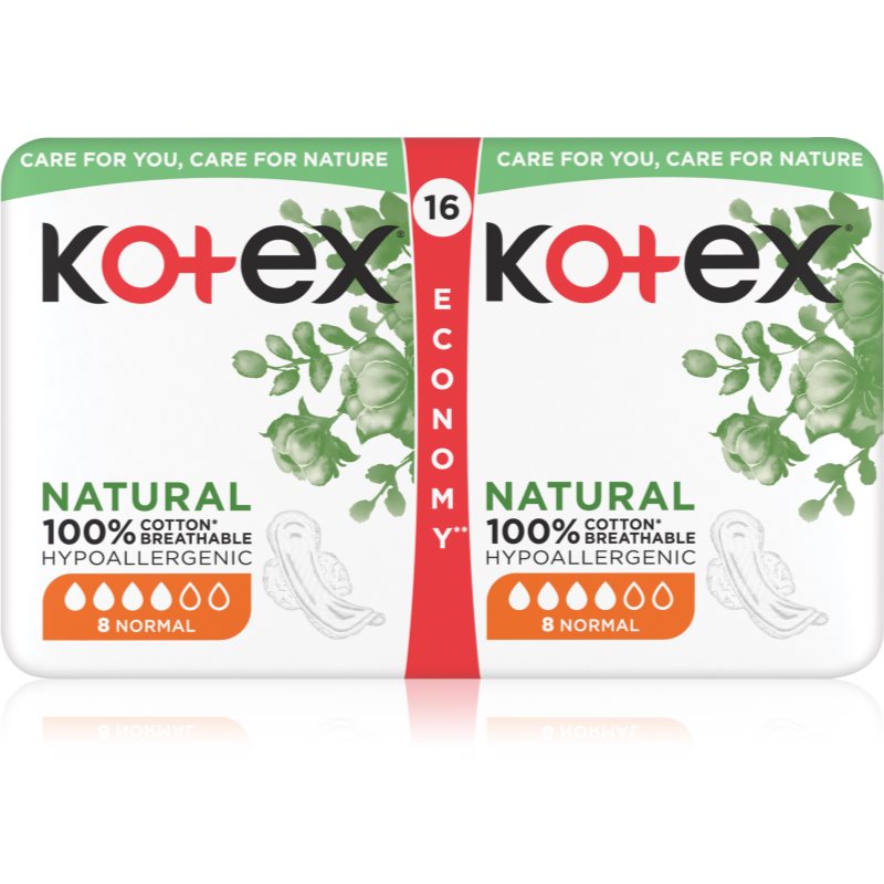 Kotex Natural Normal egészségügyi betétek 16 db-Ár