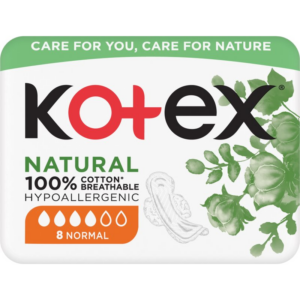 Kotex Natural Normal egészségügyi betétek 8 db-Ár