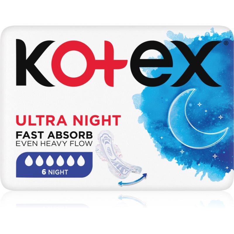 Kotex Ultra Night egészségügyi betétek 6 db-Ár