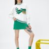 Koton 4wal10018ik 010 Ecru Girls' Cotton Jersey Sweatshirt