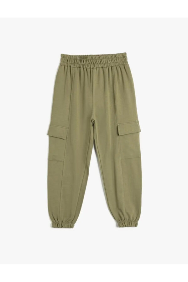 Koton 4wkg40149ak Girls' Tracksuit Bottom Khaki