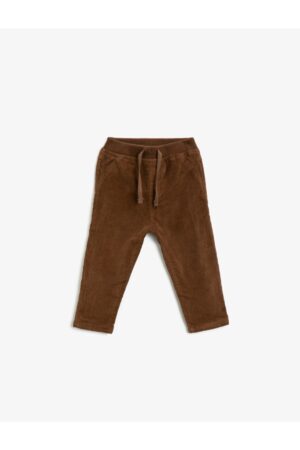 Koton Baby Boy Camel Hair Sweatpants