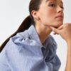 Koton Balloon Sleeves Frills Blouse