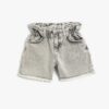 Koton Basic Cotton Denim Shorts with Elastic Waist.