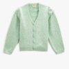 Koton Basic Knitwear Cardigan Soft Textured Long Sleeve V-Neck Buttoned