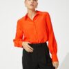 Koton Basic Satin Shirt Long Sleeve