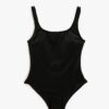 Koton Basic Swimsuit U-Neck Strap Covered