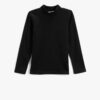 Koton Basic Turtleneck Long Sleeve T-Shirt Ribbed