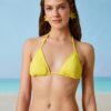 Koton Bikini Top - Yellow - Plain