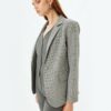 Koton Blazer Jacket Double Breasted Flap Pocket Detail