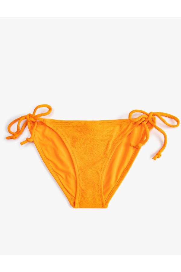 Koton Brazil Bikini alsó Alap texturált oldalsó nyakkendő részlet