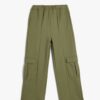 Koton Cargo Pants Wide Leg Cotton with Elastic Waist